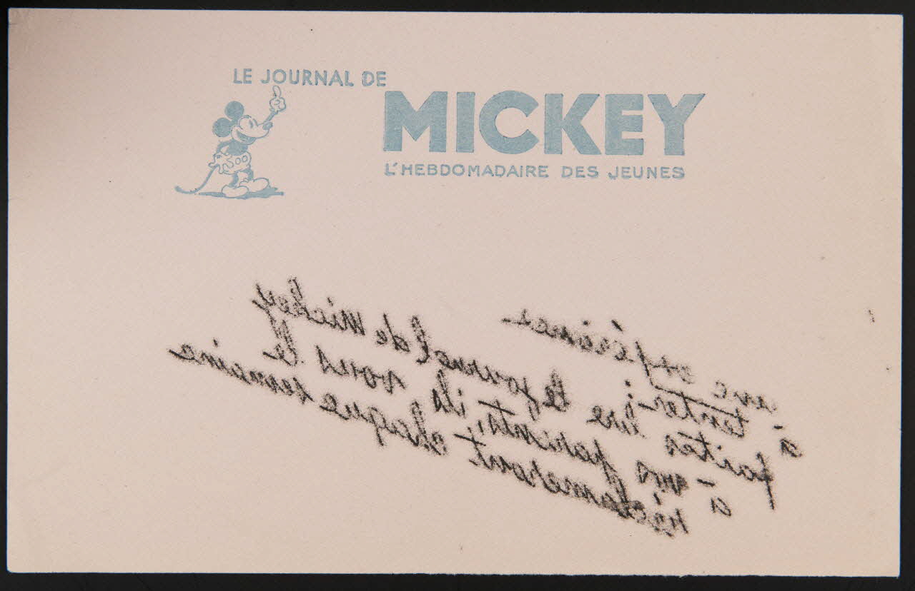buvard publicitaire LE JOURNAL DE  MICKEY 1994.34.1136 Photo