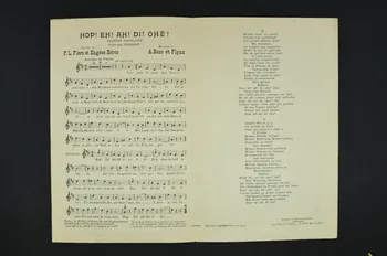 Eugène Héros ; P. L. Flers ; John H. Flynn ; Auguste Bosc ; Harry Fragson chanson petit format Île-de-France, France 1909 1965.172.144  Photo Mucem