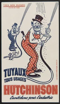 buvard publicitaire HUTCHINSON  Caoutchouc pour l'industrie 1994.34.1150 Photo