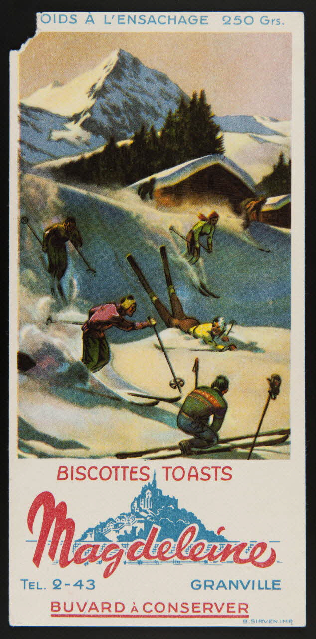 buvard publicitaire BISCOTTES TOASTS  Magdeleine 1994.34.116 Photo