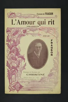 Henri Christiné ; Harry Fragson ; Christiné; chanson petit format Île-de-France, France 1909 1965.172.145  Photo Mucem