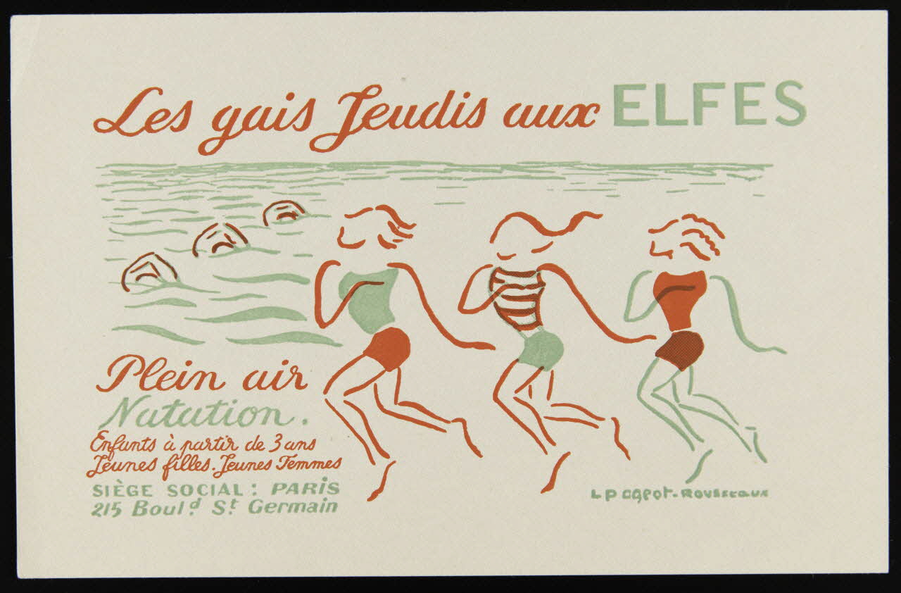 buvard publicitaire Les gais Jeudis aux ELFES 1994.34.1190 Photo