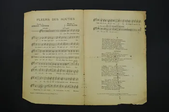 chanson petit format 1966.187.10 Photo Mucem