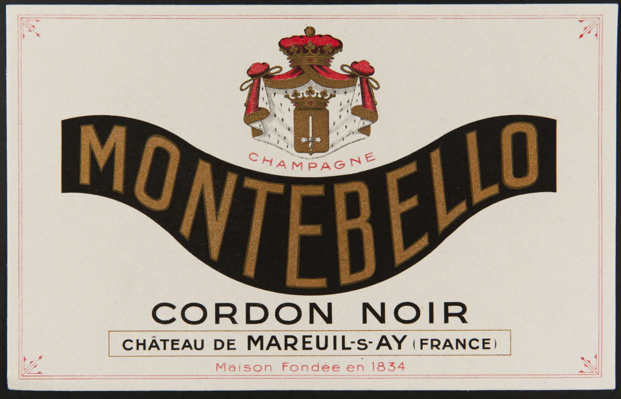 buvard publicitaire CHAMPAGNE  MONTEBELLO 1994.34.1198 Photo