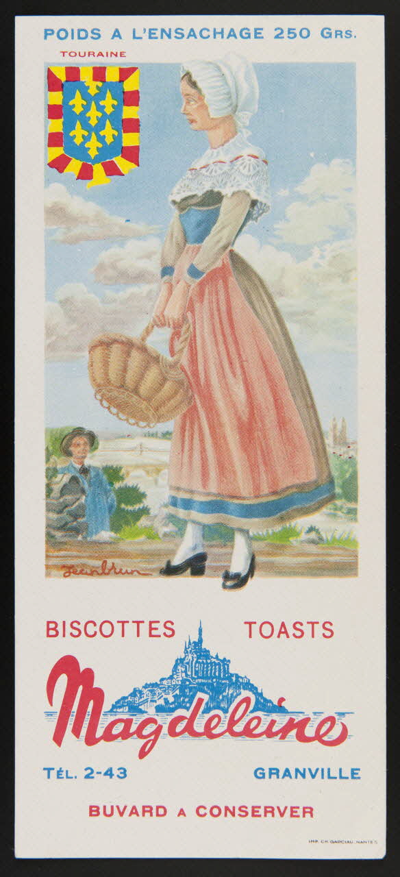 buvard publicitaire BISCOTTES TOASTS  Magdeleine 1994.34.120 Photo