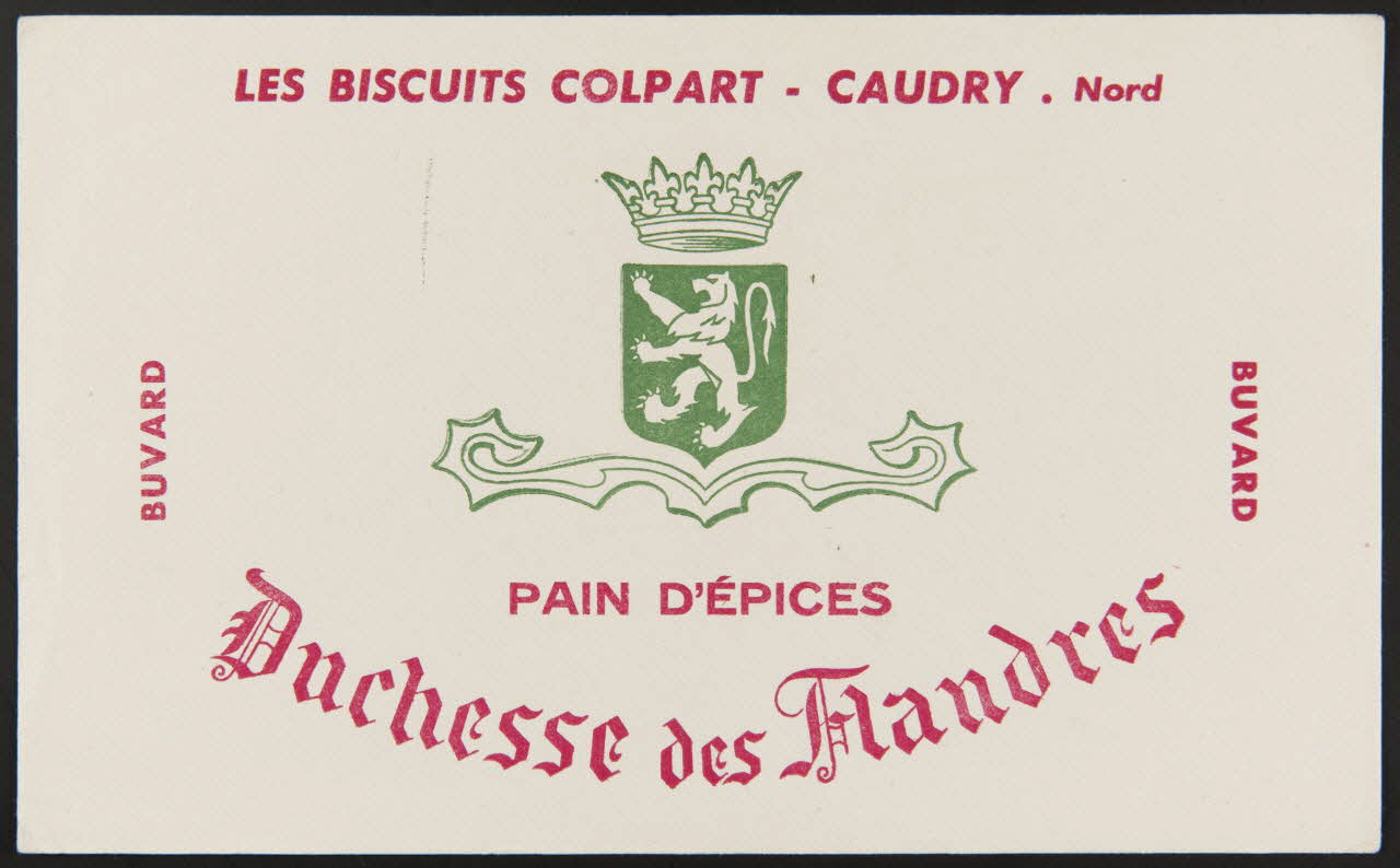 buvard publicitaire PAIN D'EPICES  Duchesse des Flandres 1994.34.1222 Photo