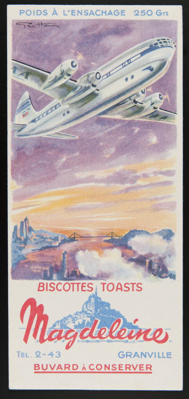buvard publicitaire BISCOTTES TOASTS  Magdeleine 1994.34.123 Photo