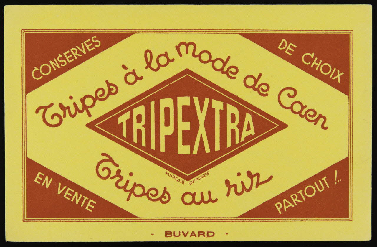 buvard publicitaire Tripes à la mode de Caen 1994.34.1235 Photo
