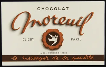 buvard publicitaire CHOCOLAT  Moreuil 1994.34.1239 Photo