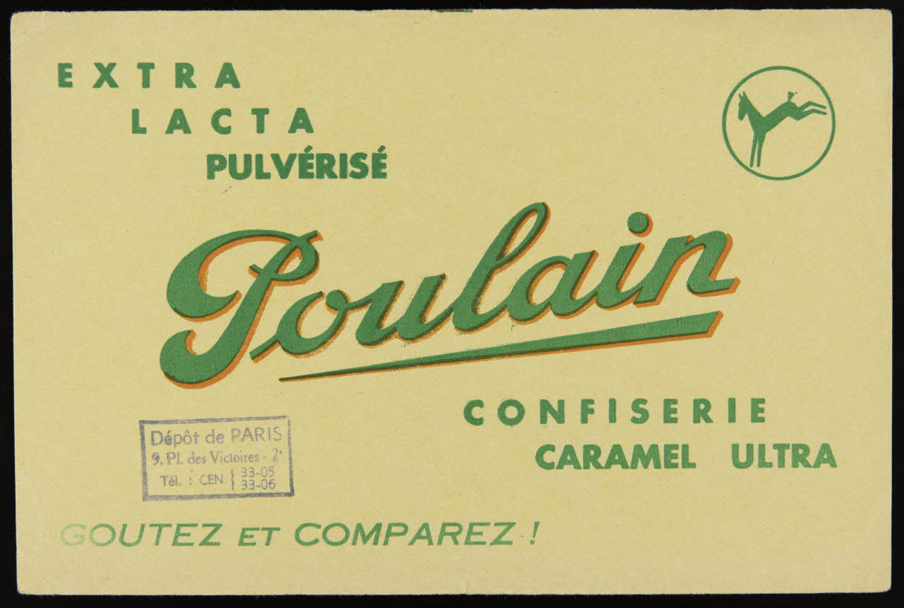 buvard publicitaire Poulain 1994.34.1241 Photo