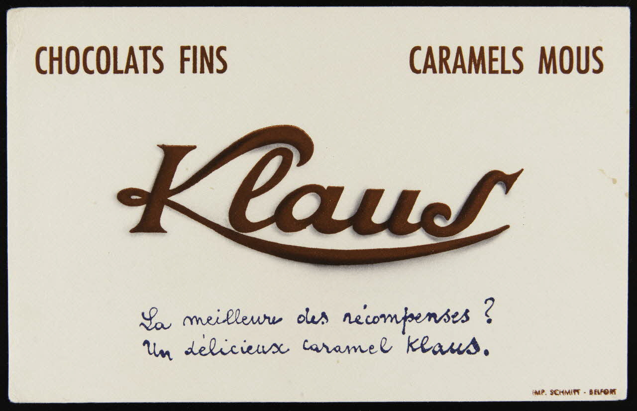 buvard publicitaire Klaus 1994.34.1247 Photo