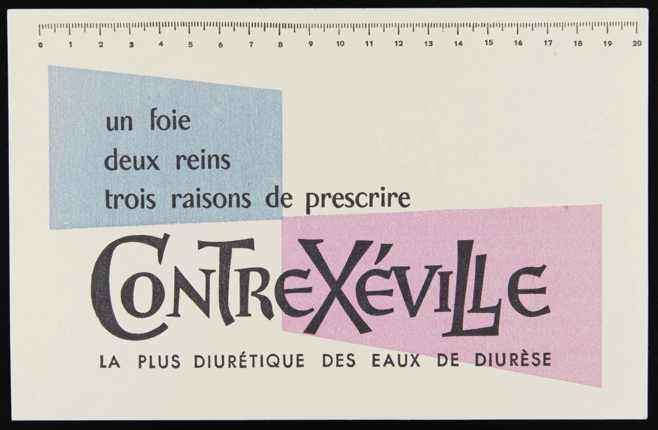 buvard publicitaire CONTREXEVILLE 1994.34.1258 Photo