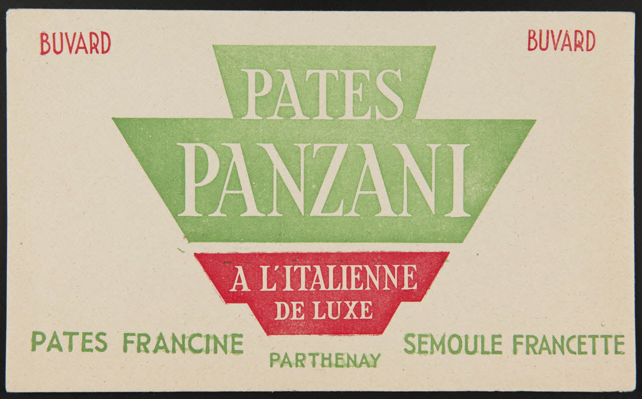 buvard publicitaire PATES  PANZANI 1994.34.1263 Photo