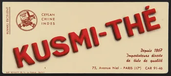 buvard publicitaire KUSMI-THE 1994.34.1268 Photo