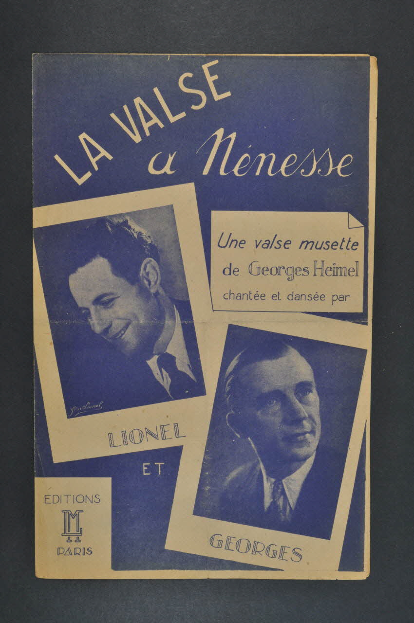 Georges Heimel ; L.M. chanson petit format 1948 1966.187.14 Photo Mucem