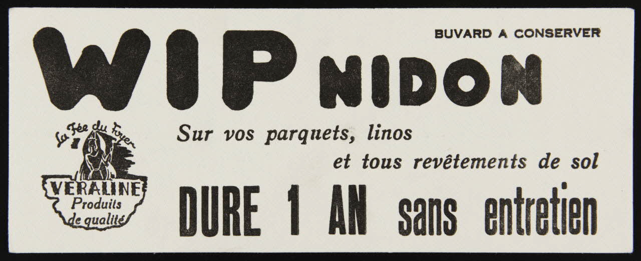 buvard publicitaire WIP NIDON 1994.34.1290 Photo