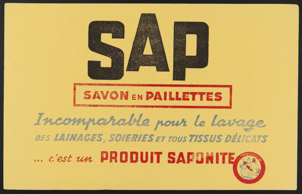 buvard publicitaire SAP  SAVON EN PAILLETTES 1994.34.1306 Photo