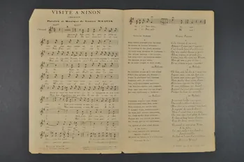 chanson petit format 1966.187.15 Photo Mucem