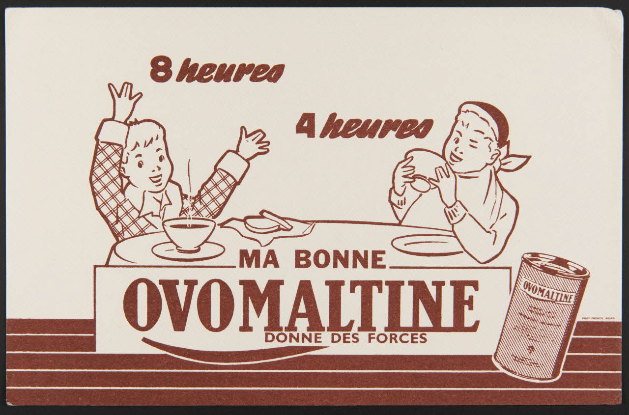 buvard publicitaire OVOMALTINE  DONNE DES FORCES 1994.34.140 Photo