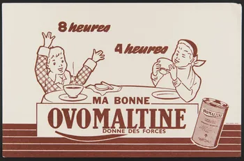 buvard publicitaire OVOMALTINE  DONNE DES FORCES 1994.34.140 Photo