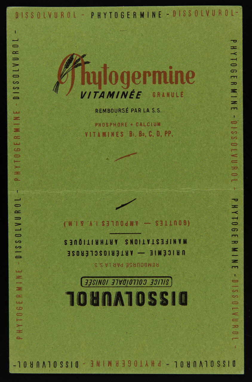 buvard publicitaire Phytogermine  VITAMINEE  GRANULE 1994.34.1479 Photo