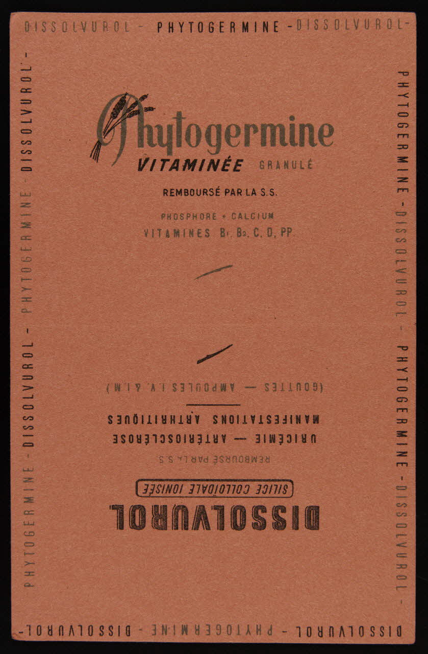 buvard publicitaire Phytogermine  VITAMINEE  GRANULE 1994.34.1480 Photo
