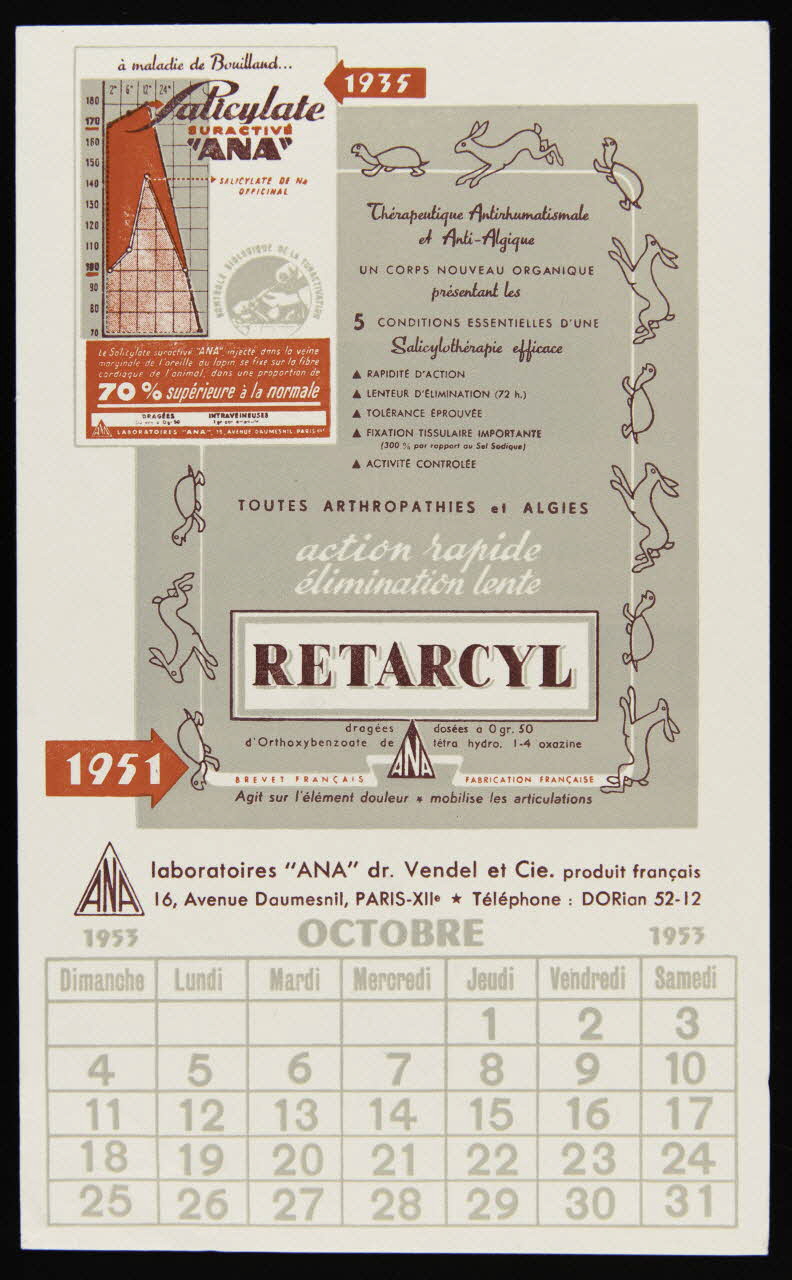 buvard publicitaire RETARCYL 1994.34.1519 Photo