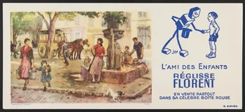 buvard publicitaire L'AMI DES ENFANTS  REGLISSE  FLORENT 1994.34.153  Photo