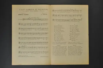 Ch. Jardin ; Armand Foucher ; Georgel ; H. Delormel chanson petit format Île-de-France, France 1912 1965.172.16 Photo Mucem
