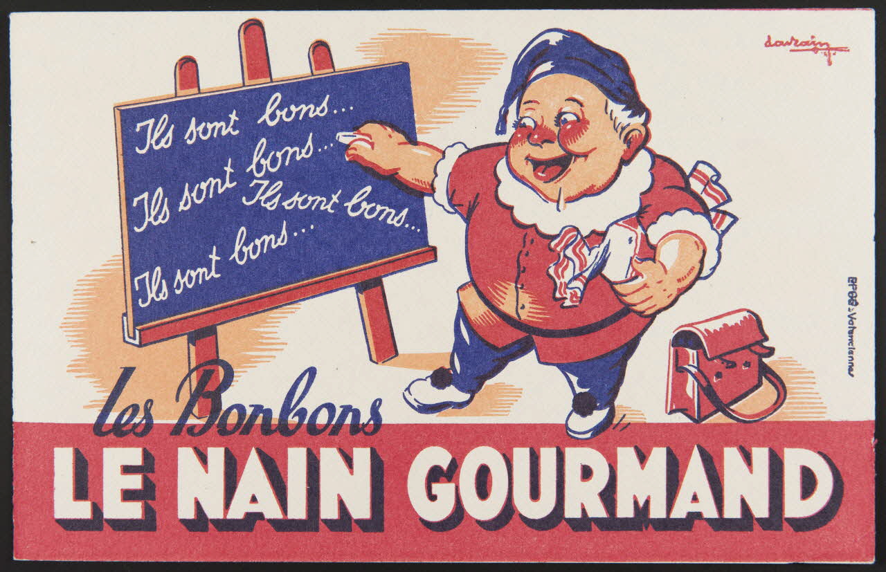 buvard publicitaire Les Bonbons  LE NAIN GOURMAND 1994.34.166 Photo