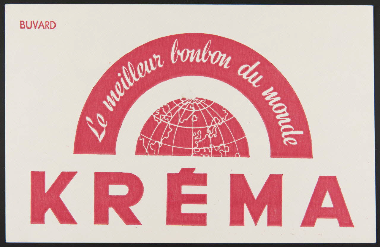 buvard publicitaire Le meilleur bonbon du monde  KREMA 1994.34.167 Photo