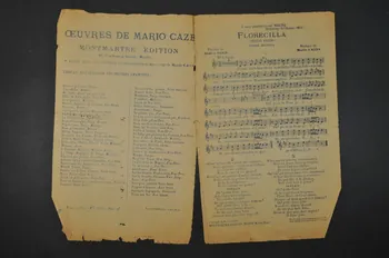 Didier Gold ; Mario Cazes ; Emma Liébel ; Vorelli ; Montmartre Edition chanson petit format Île-de-France, France 1926 1966.187.3 Photo Mucem