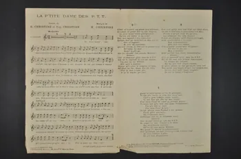 Henri Christiné ; Eugène Christien ; Lucien Muguet chanson petit format Île-de-France, France 1908 1965.172.2 Photo Mucem