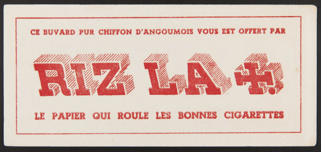 buvard publicitaire RIZ LA +. 1994.34.1745 Photo