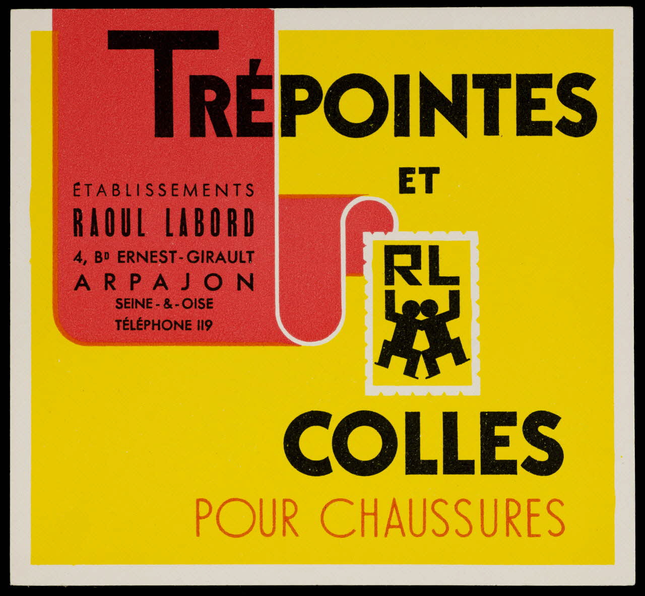 estampe TREPOINTES  ET  COLLES  POUR CHAUSSURES 1994.34.1750 Photo