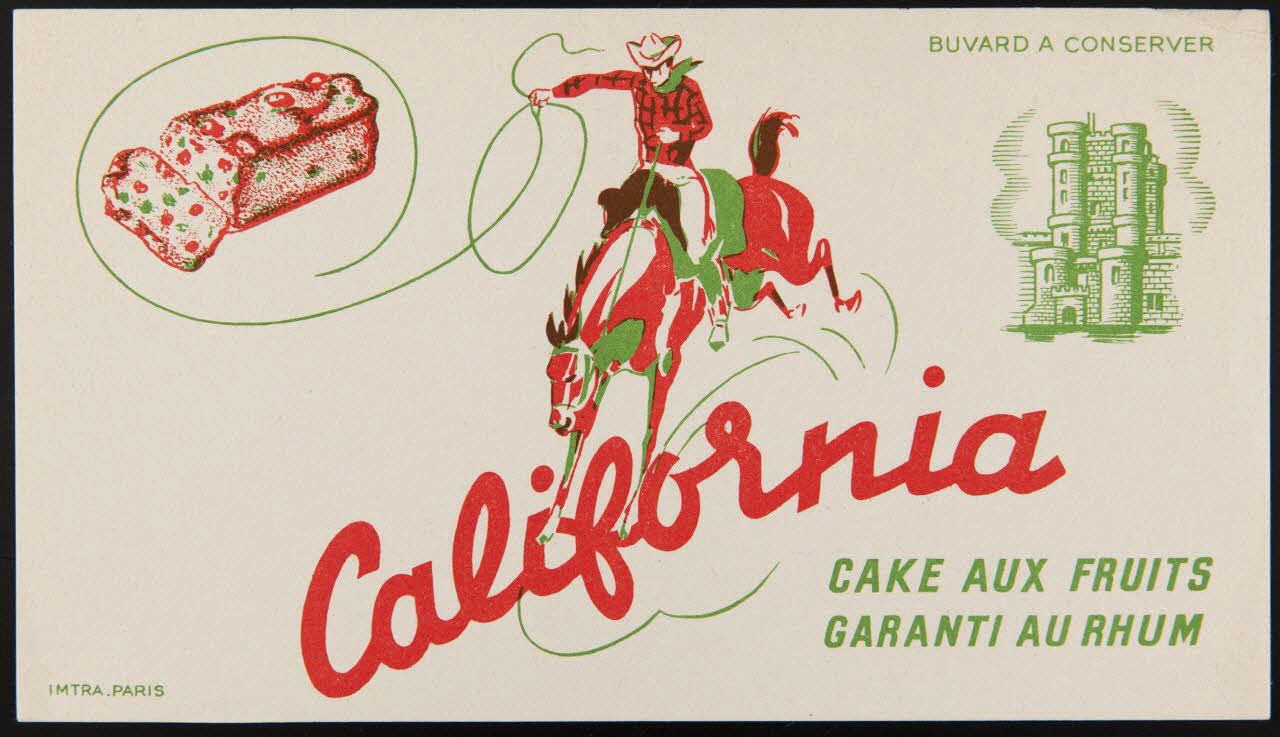buvard publicitaire California 1994.34.178 Photo