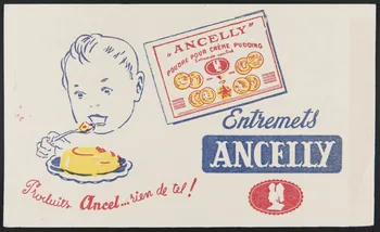 buvard publicitaire Entrements  ANCELLY 1994.34.188 Photo