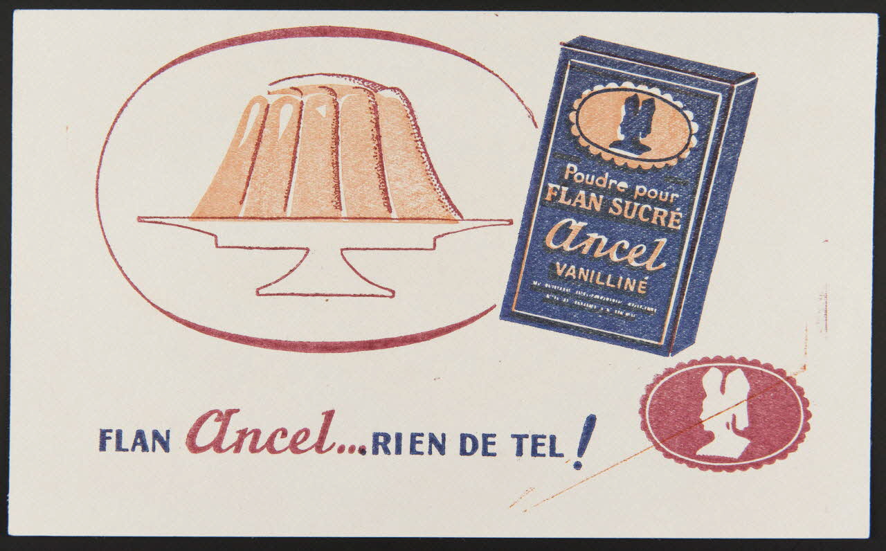 buvard publicitaire FLAN ancel... RIEN DE TEL! 1994.34.191 Photo