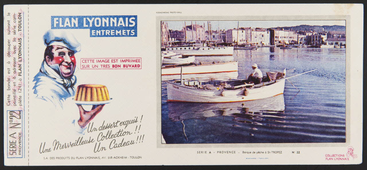 buvard publicitaire FLAN LYONNAIS  ENTREMETS 1994.34.192 Photo