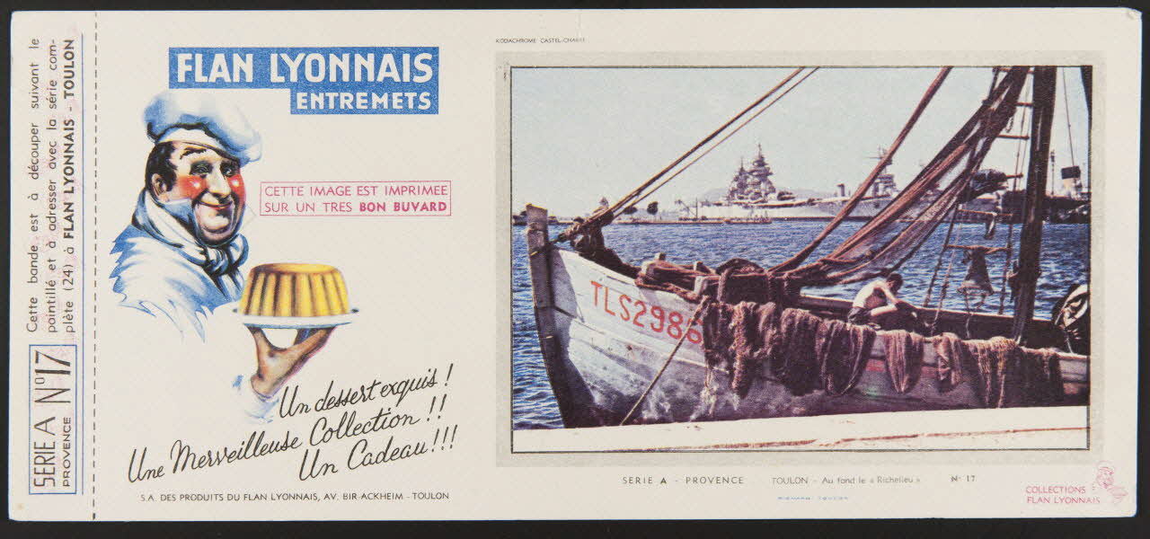 buvard publicitaire FLAN LYONNAIS  ENTREMETS 1994.34.193 Photo