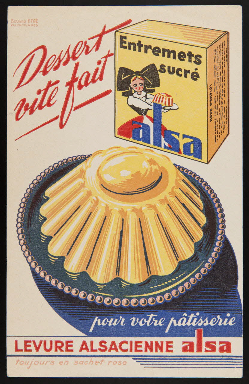 buvard publicitaire pour votre pâtisserie  LEVURE ALSACIENNE alsa 1994.34.200 Photo