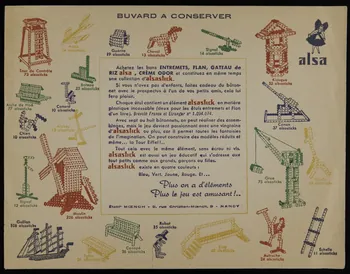 buvard publicitaire Buvard publicitaire pour alsa 1994.34.202 Photo