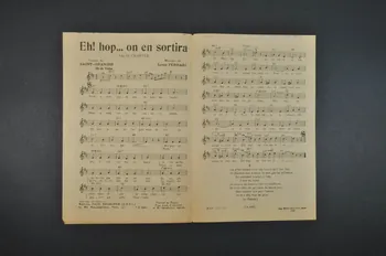 Charles Saint-Granier ; Louis Ferrari ; Paul Beuscher chanson petit format Île-de-France, France 1946 1966.187.30 Photo Mucem