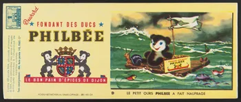 buvard publicitaire FONDANT DES DUCS  PHILBEE 1994.34.214 Photo