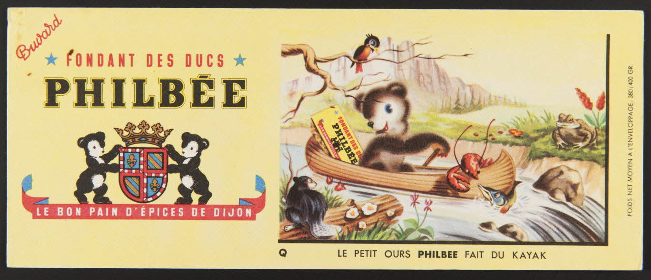 buvard publicitaire FONDANT DES DUCS  PHILBEE 1994.34.217 Photo