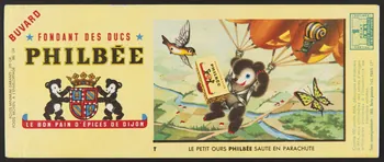 buvard publicitaire FONDANT DES DUCS  PHILBEE 1994.34.218 Photo
