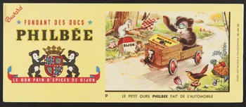 buvard publicitaire FONDANT DES DUCS  PHILBEE 1994.34.219 Photo