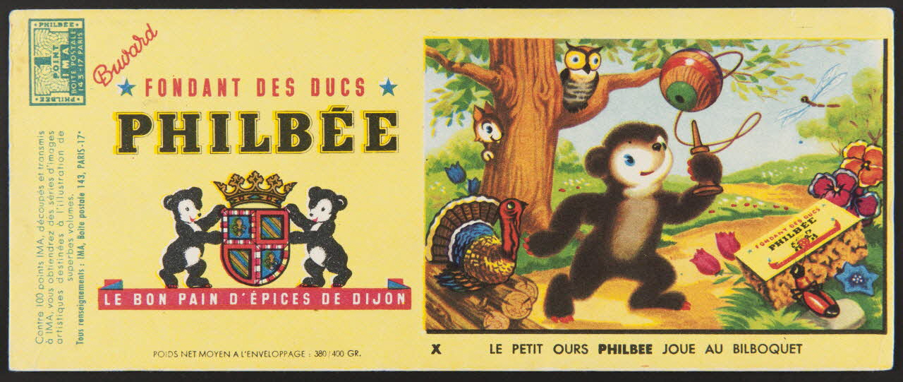 buvard publicitaire FONDANT DES DUCS  PHILBEE 1994.34.220 Photo