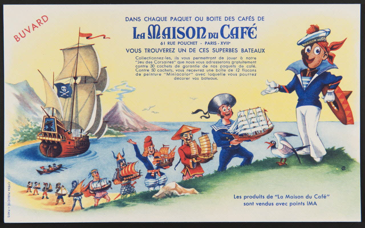 buvard publicitaire LA MAISON DU CAFE 1994.34.242 Photo