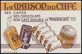 buvard publicitaire LA MAISON DU CAFE 1994.34.243 Photo